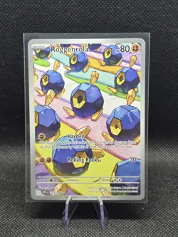 Pokemon TCG Roggenrola Card 127/086 White Flare Illustration Rare - Image 1