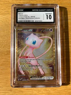 Mew ex - (151 Metal Card) 205/165 Sv: Scarlet & Violet 151 Regular - Image 1