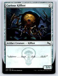 Curious Killbot 145 Common Unstable Magic: The Gathering Lightly Played - Image 1