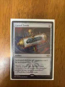 Magic the Gathering Cursed Totem Modern Horizons 2 MTG Free Shipping! - Image 1