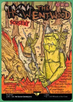 MTG Hew the Entwood Poster (Lord of the Rings) 0737 - Image 1