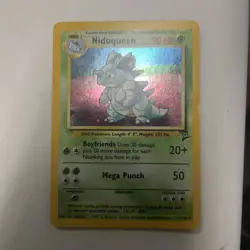 Nidoqueen 012/130 Base Set 2 Holo Pokemon Vintage Rare Card English WOTC 🔥 - Image 1