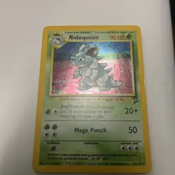Nidoqueen 012/130 Base Set 2 Holo Pokemon Vintage Rare Card English WOTC 🔥 - Image 2