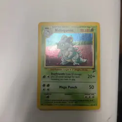 Nidoqueen 012/130 Base Set 2 Holo Pokemon Vintage Rare Card English WOTC 🔥 - Image 3