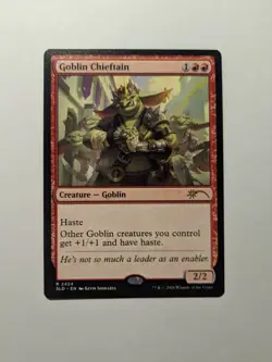 Goblin Chieftain 2424 Secret Lair Drop Goblin Storm Commander Deck Art MtG - Image 1