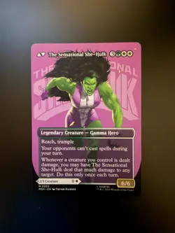 MTG Marvel Super Heroes Jennifer Walters Borderless 0355 Non-Foil - Image 2