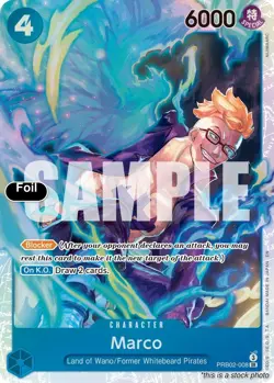 Marco [PRB-02 - PRB02-008] - NM [Foil] TCG One Piece - Image 1