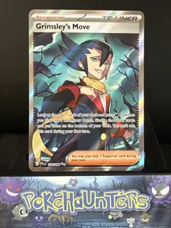 Pokemon Card Grimsley's Move 120/094 Phantasmal Flames Ultra Rare Trainer NM - Image 1