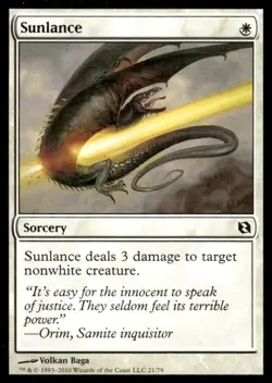 Sunlance Duel Decks: Elspeth vs. Tezzeret MTG Magic the Gathering card - Image 1