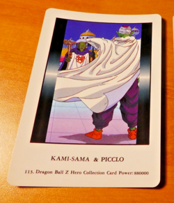 DRAGON BALL Z DBZ HERO COLLECTION PART 1 CARD REG CARTE 113 MADE IN JAPAN NM - Image 1