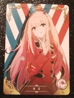 Zero Two 02 NS-10R-02 Goddess Story Anime Card - Image 1