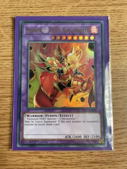 Yu-gi-oh Elemental HERO Nova Master BLLR-EN056 Ultra Rare 1st edition NM card - Image 1