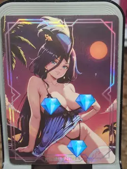 Syndra Under The Nightgown Card Goddess Story Anime Waifu NR NR-15 - Image 1