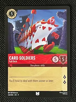 Card Soldiers - Full Deck 122/204 Disney Lorcana Fabled UNCOMMON - Image 1