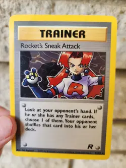 Rocket's Sneak Attack 72/82 Team Rocket Vintage Pokemon Card - Image 1
