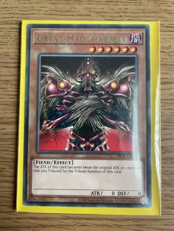 Yu-gi-oh Great Maju Garzett DCR-EN063 Rare Unlimited edition NM card - Image 1
