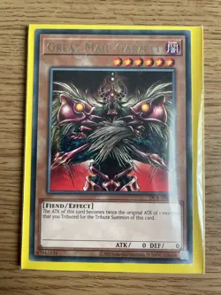 Yu-gi-oh Great Maju Garzett DCR-EN063 Rare Unlimited edition NM card - Image 3