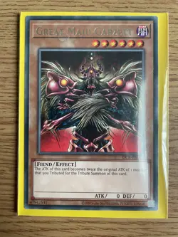 Yu-gi-oh Great Maju Garzett DCR-EN063 Rare Unlimited edition NM card - Image 5