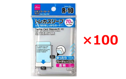 Pokemon Trading Card Sleeve Regular Size 70 sheets R-10 100 pcs DAISO JAPAN - Image 1