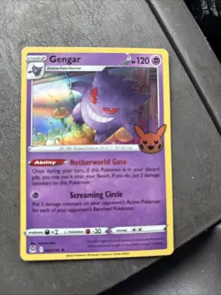 Pokemon TCG Trick or Trade Gengar Card Cosmos Holo Rare, Near Mint Condition #66 - Image 1