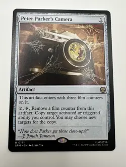 Peter Parker's Camera 171 MTG Marvel's Spider-Man Non-Foil NM/M IN Hand - Image 2