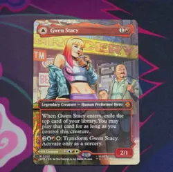 Gwen Stacy (borderless) (202) Magic MTG Marvel's Spider-man Non Foil - Image 1