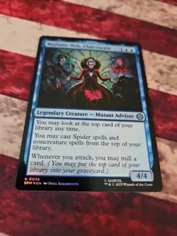 NM Foil Madame Web, Clairvoyant, MTG, Marvel's Spider-Man, Magic, 36 - Image 2