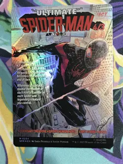 MTG: Miles Morales Marvel's Spider-man (0234) (Borderless) FOIL - Image 2