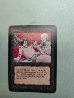 MTG Sacrifice Beta Moderately Played - Image 1