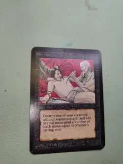 MTG Sacrifice Beta Moderately Played - Image 2