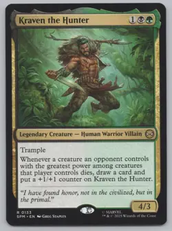 MTG - Kraven the Hunter - Marvel's Spider-Man (SPM) -d877 - Image 1