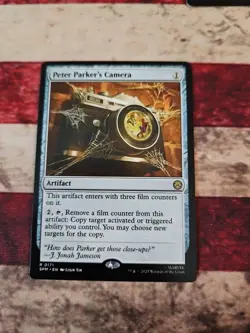 x1 Peter Parker's Camera R MTG Marvel's Spider-Man M/NM, English - Image 1