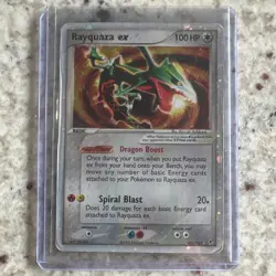 Rayquaza ex EX Holo 102/107 EX Deoxys Ultra Rare English Pokemon TCG - Image 1