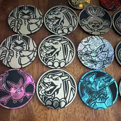 Pokemon TCG 15pc Flip Coin Lot 2in Holofoil Pikachu Charizard Crobat - Image 3