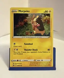 Pokemon TCG Morpeko SWSH116 SWSH Promo Holo EN 2021 80 HP Pokemon NM - Image 1