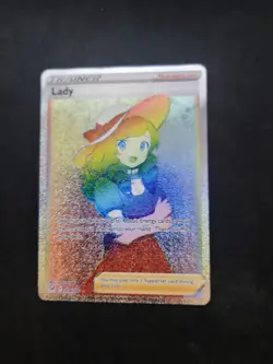 Lady 208/196 Pokemon Lost Origin Rainbow Secret Rare Near Mint - Image 1
