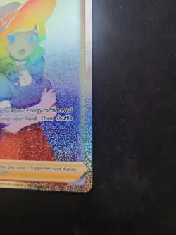 Lady 208/196 Pokemon Lost Origin Rainbow Secret Rare Near Mint - Image 3