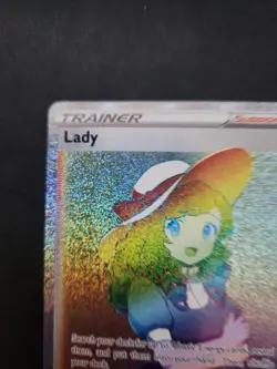Lady 208/196 Pokemon Lost Origin Rainbow Secret Rare Near Mint - Image 5