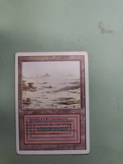 MTG Badlands Dual Land Revised Edition MP Magic the Gathering - Image 1