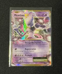 Mewtwo EX 52/108 Evolutions Ultra Rare Holo English 2016 HP180 - Image 1