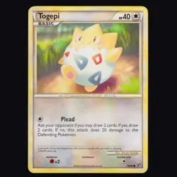 Togepi 70/90 HGSS Undaunted Common Non Holo Pokemon TCG NM - Image 1