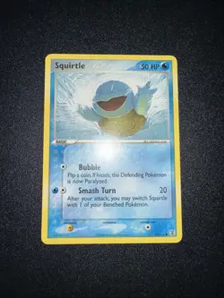 Pokemon TCG Squirtle 83/112 ex FireRed & LeafGreen Regular LP - Image 1