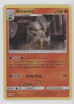 Arcanine Pokemon Sun & Moon Detective Pikachu #6 - Image 1