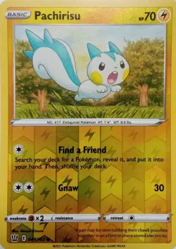 Pachirisu - Pokemon TCG - Sword & Shield - Battle Styles - Reverse Holo 027/163 - Image 1