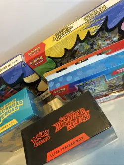 Pokemon Tcg Etb Ascended Heroes Destined Heroes First Partner Mega Deluxe Lot - Image 3
