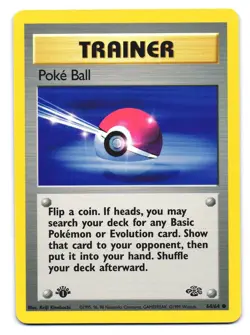 Poke Ball 64/64 Common Jungle Pokemon 1st Edition NM - Image 1