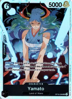 Yamato (098) SR The Time of Battle OP16-098 One Piece TCG - Image 1