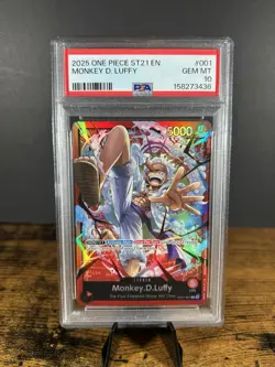 2025 One Piece ST21-001 Monkey D Luffy PSA 10 - Image 1