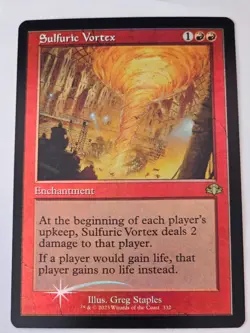 MTG - Sulfuric Vortex FOIL Retro Frame - Dominaria Remastered - Image 1