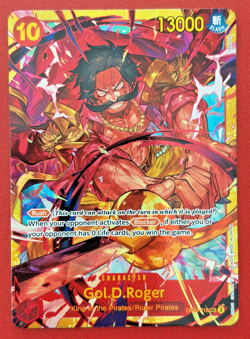 Gol D Roger OP09-118 SEC Secret Rare Emperors In The New World One Piece - Image 1